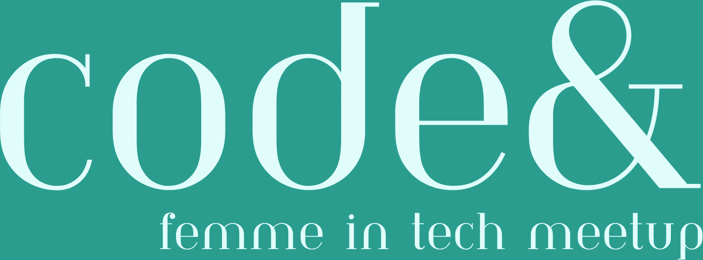 Code& - Femme in Tech Meetup logo